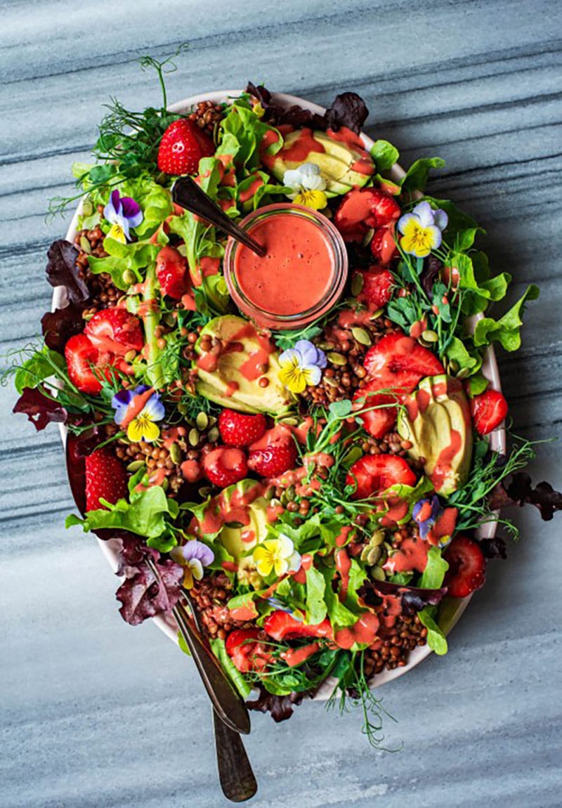 Summer Strawberry Salad by Occasionally Eggs