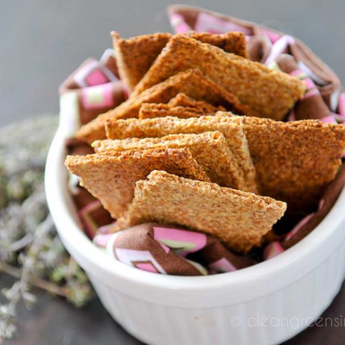 Vegan Flax Crackers