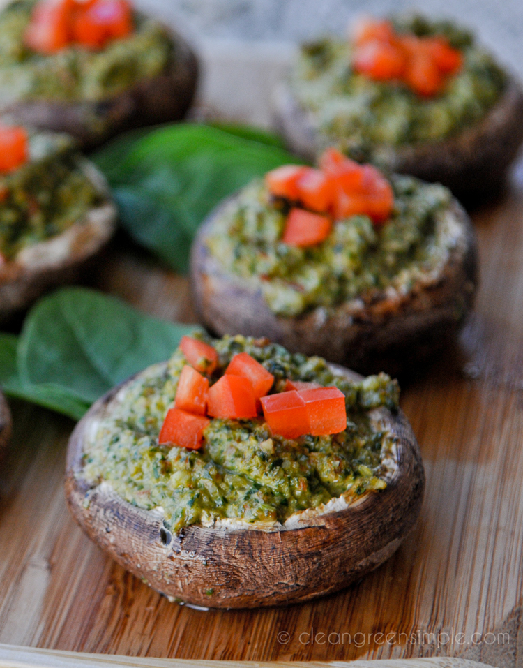 Spinach Stuffed Mushrooms