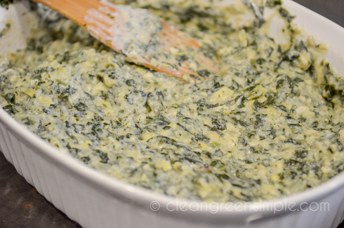 dairy free low fat spinach dip