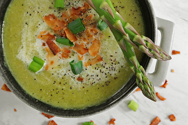 blend asparagus soup