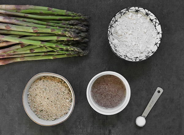 ingredients for Baked Asparagus Fries