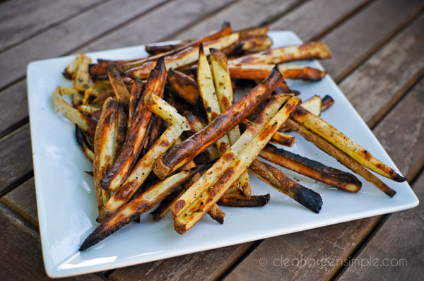 crispy baked french fries.