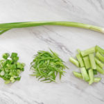 how to cut scallions