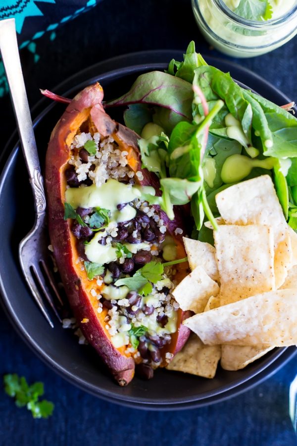 Meal prep idea: Tex-Mex Sweet Potato Lunch Bowl 