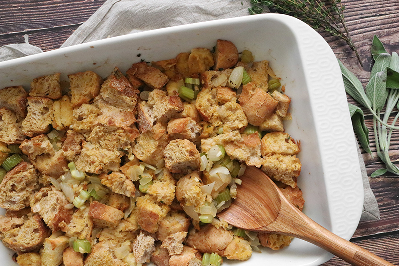 Vegan Thanksgiving Sides: Stuffing