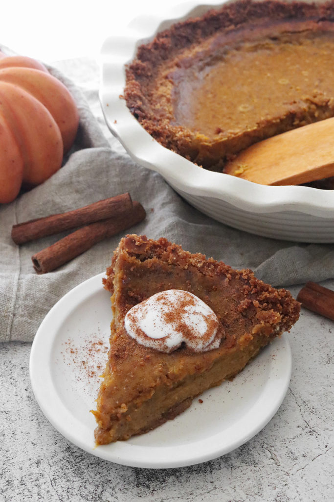 Vegan Pumpkin Pie - Clean Green Simple