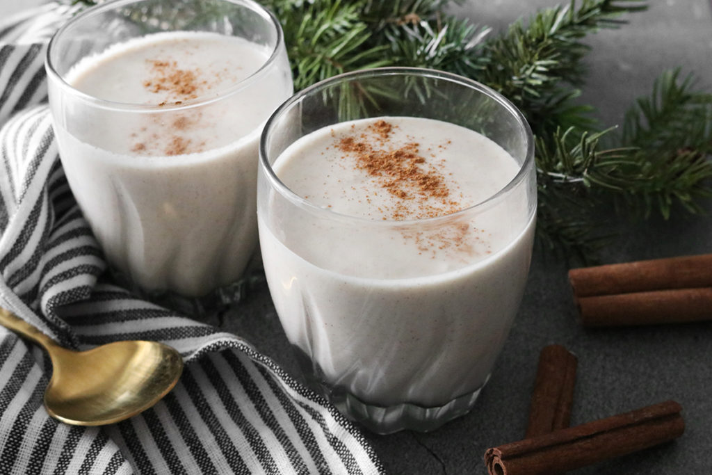 Are you looking for a vegan eggnog recipe? 