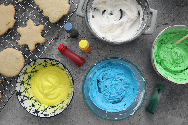 coloring added to vegan icing