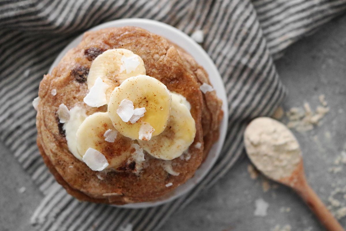 Easy Vegan Protein Pancakes - Clean Green Simple