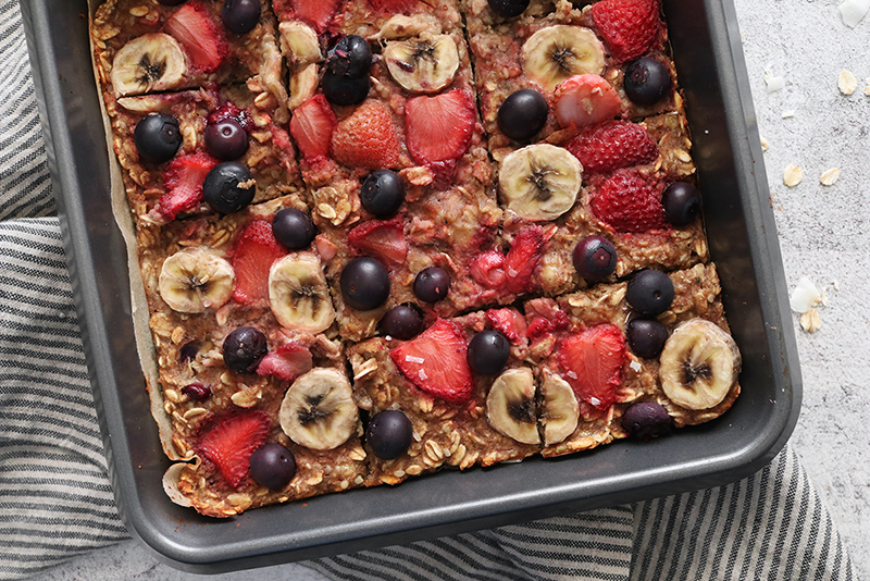 High Protein Baked Oatmeal