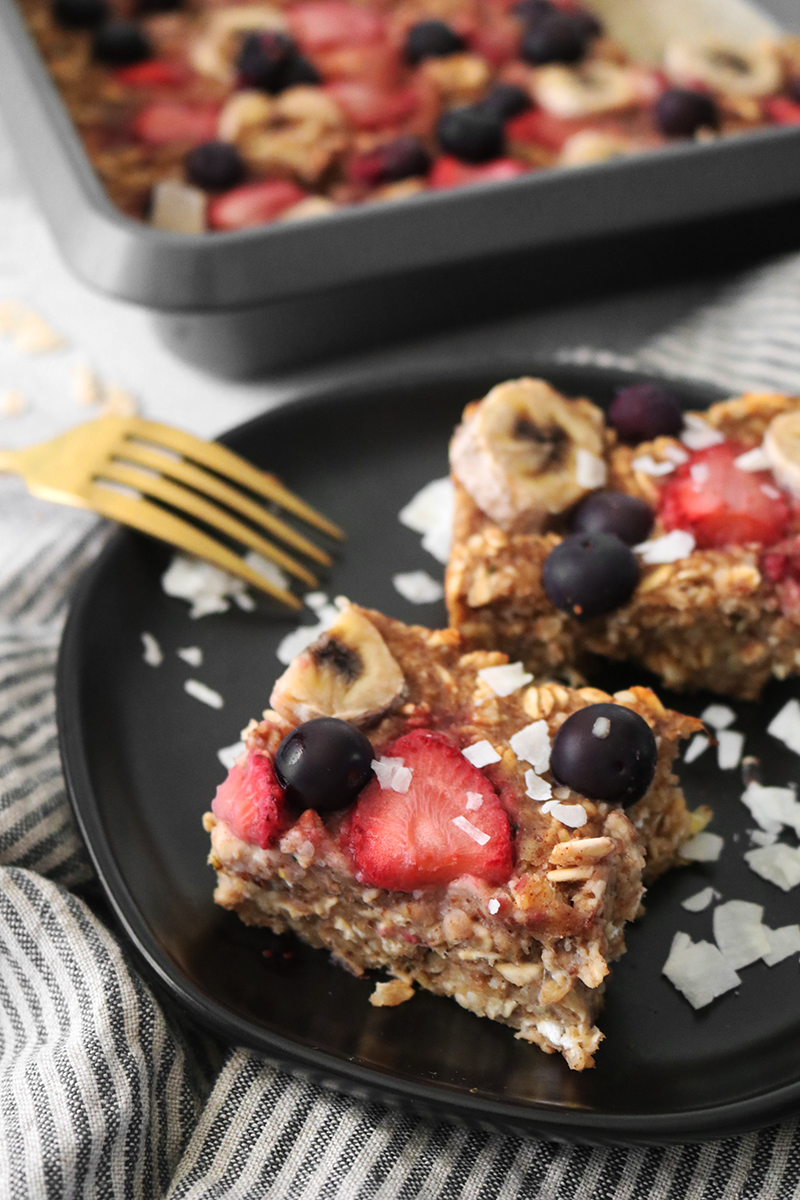 High Protein Baked Oatmeal