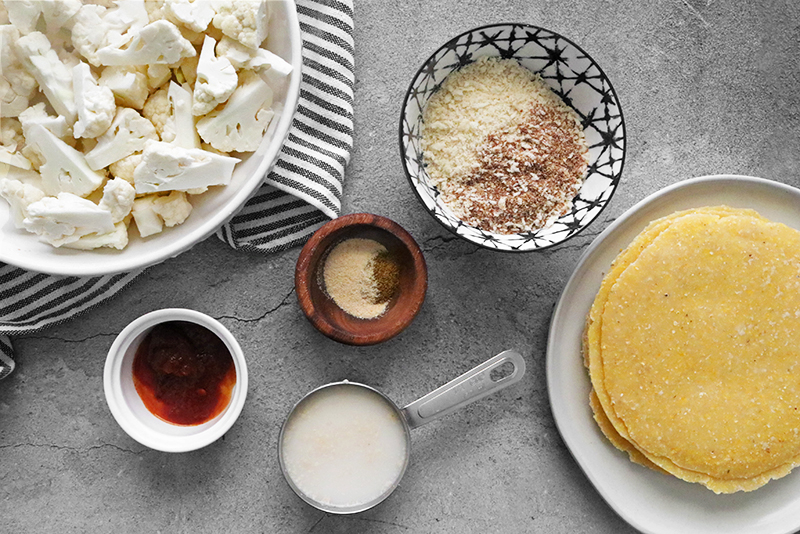 cauliflower taco ingredients