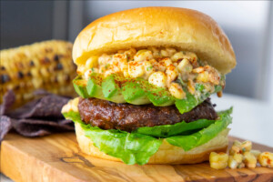The Mexican Street Corn  Burger Recipe We Crave Again and Again