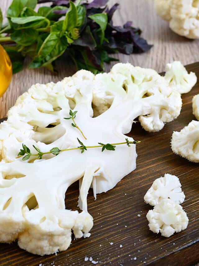 How to Cut Cauliflower Story