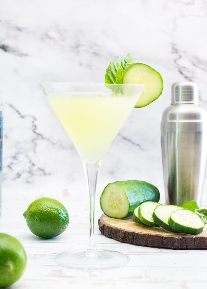 Cucumber martini