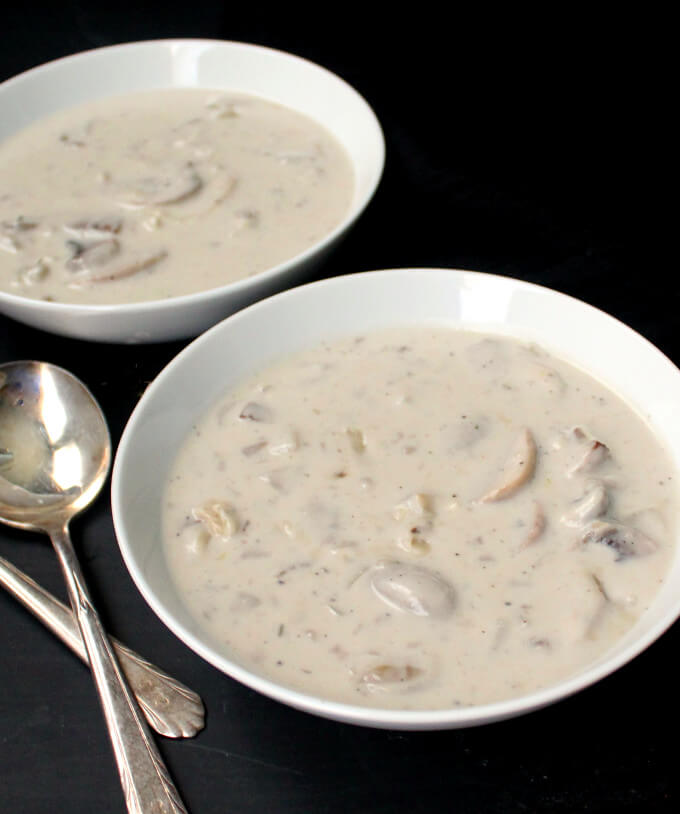 Cream of mushroom soup