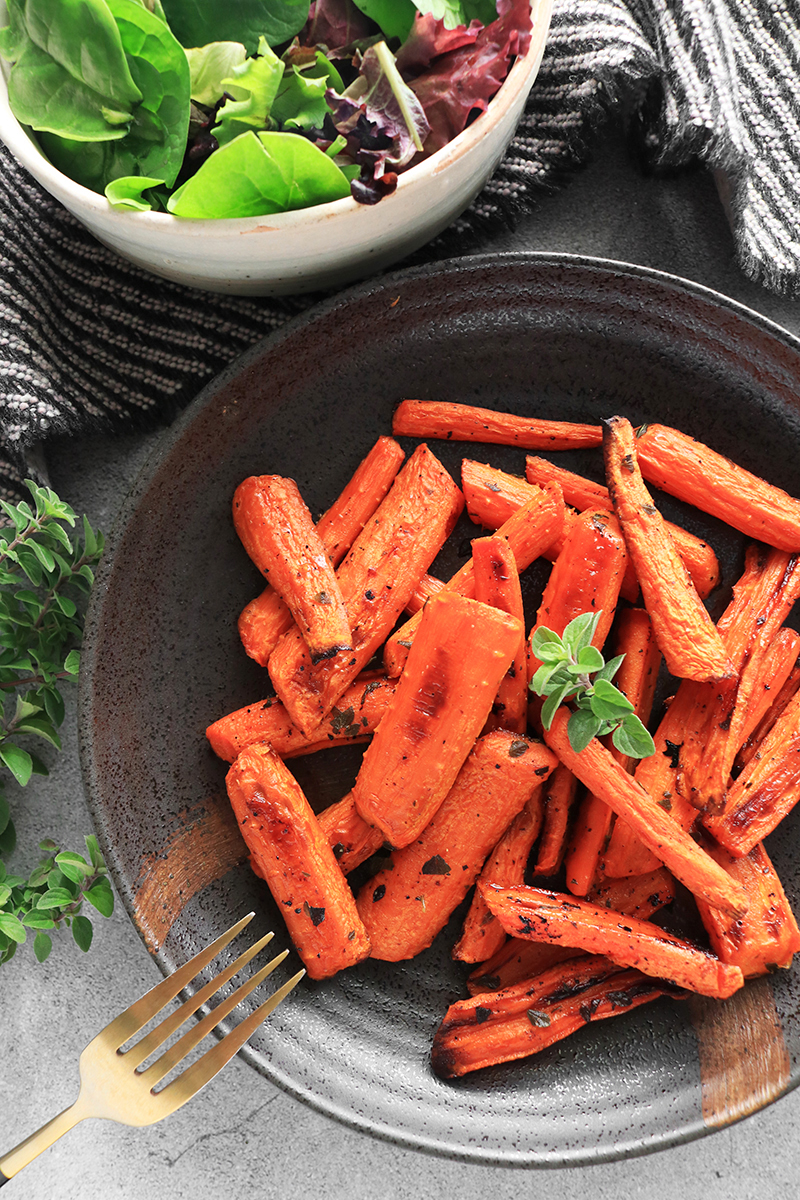 Finished Maple Glazed Carrots