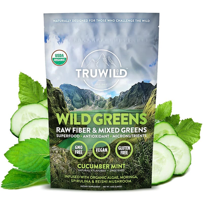 Truwild Wildgreens, USDA Organic Greens Superfood.