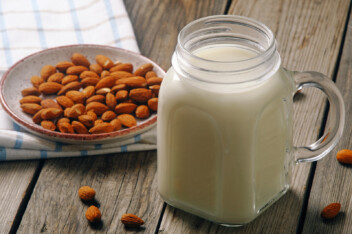 Almond Milk in Jar
