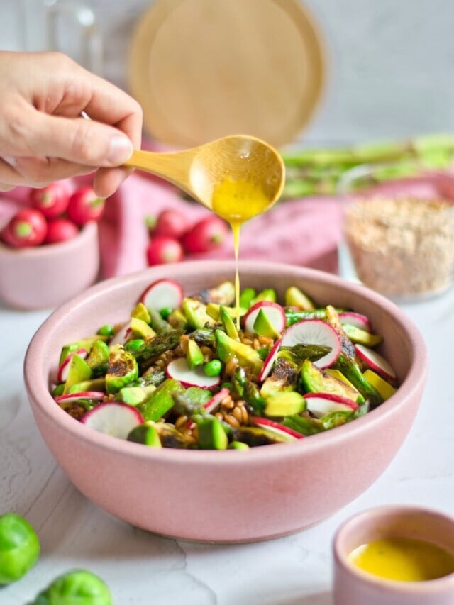 Spring Grain Salad with Lemon Vinaigrette Story