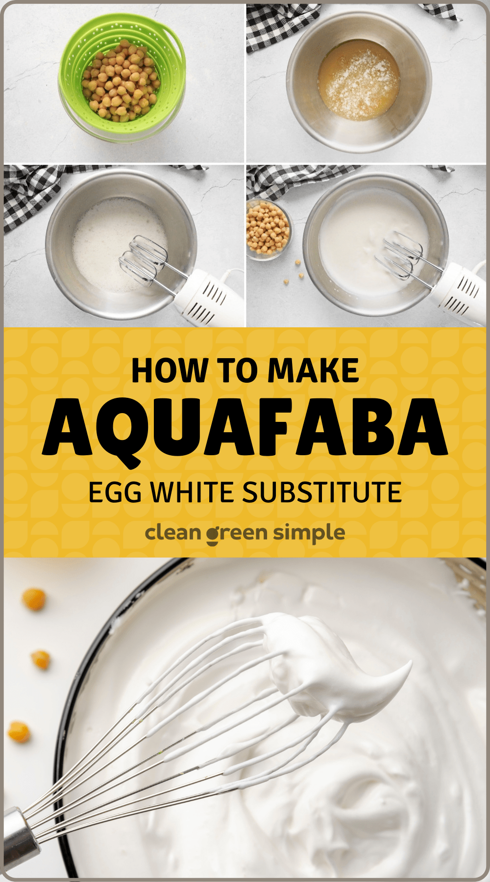 How to make aquafaba