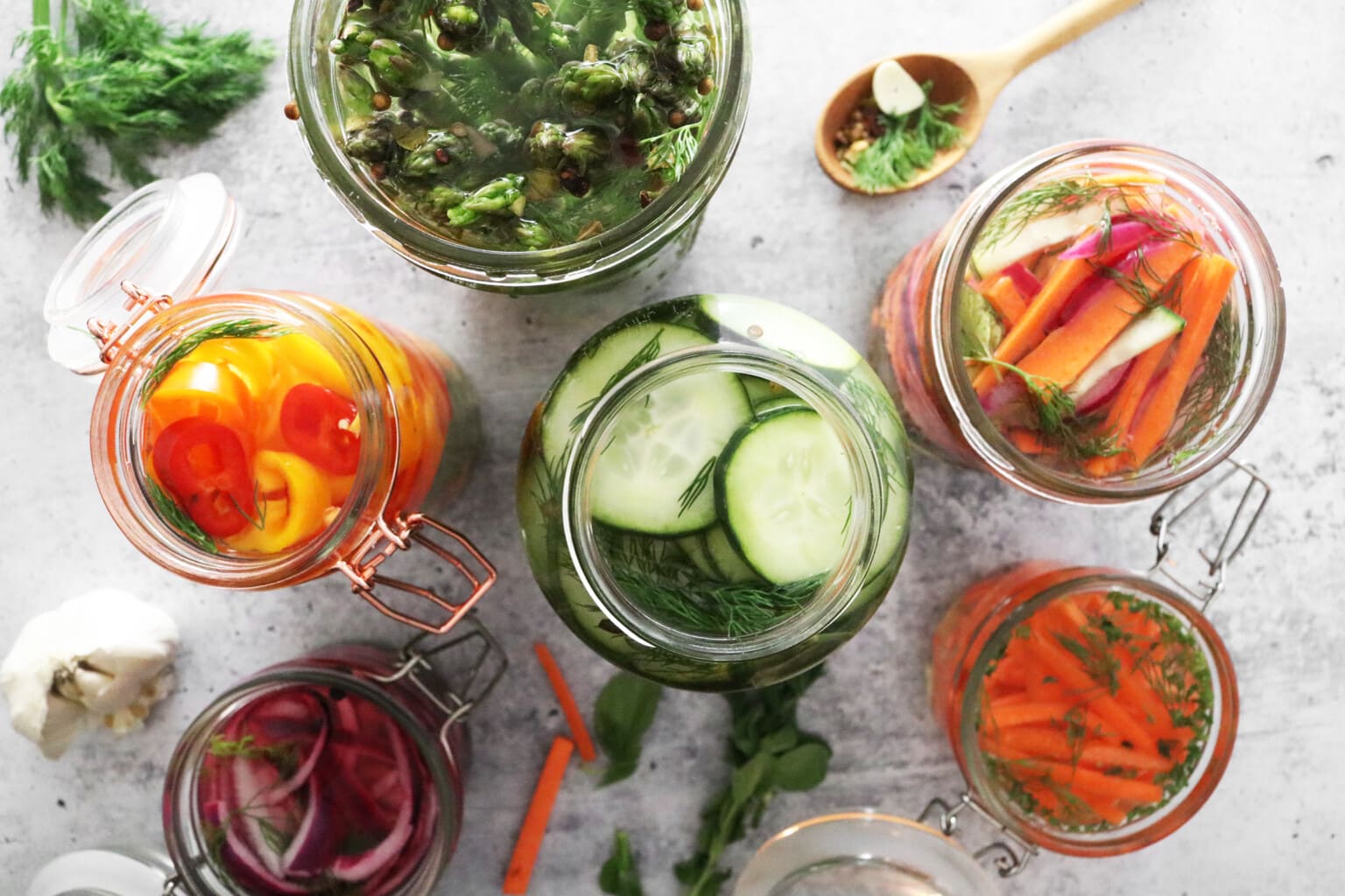 How to Quick Pickle Any Vegetable Clean Green Simple