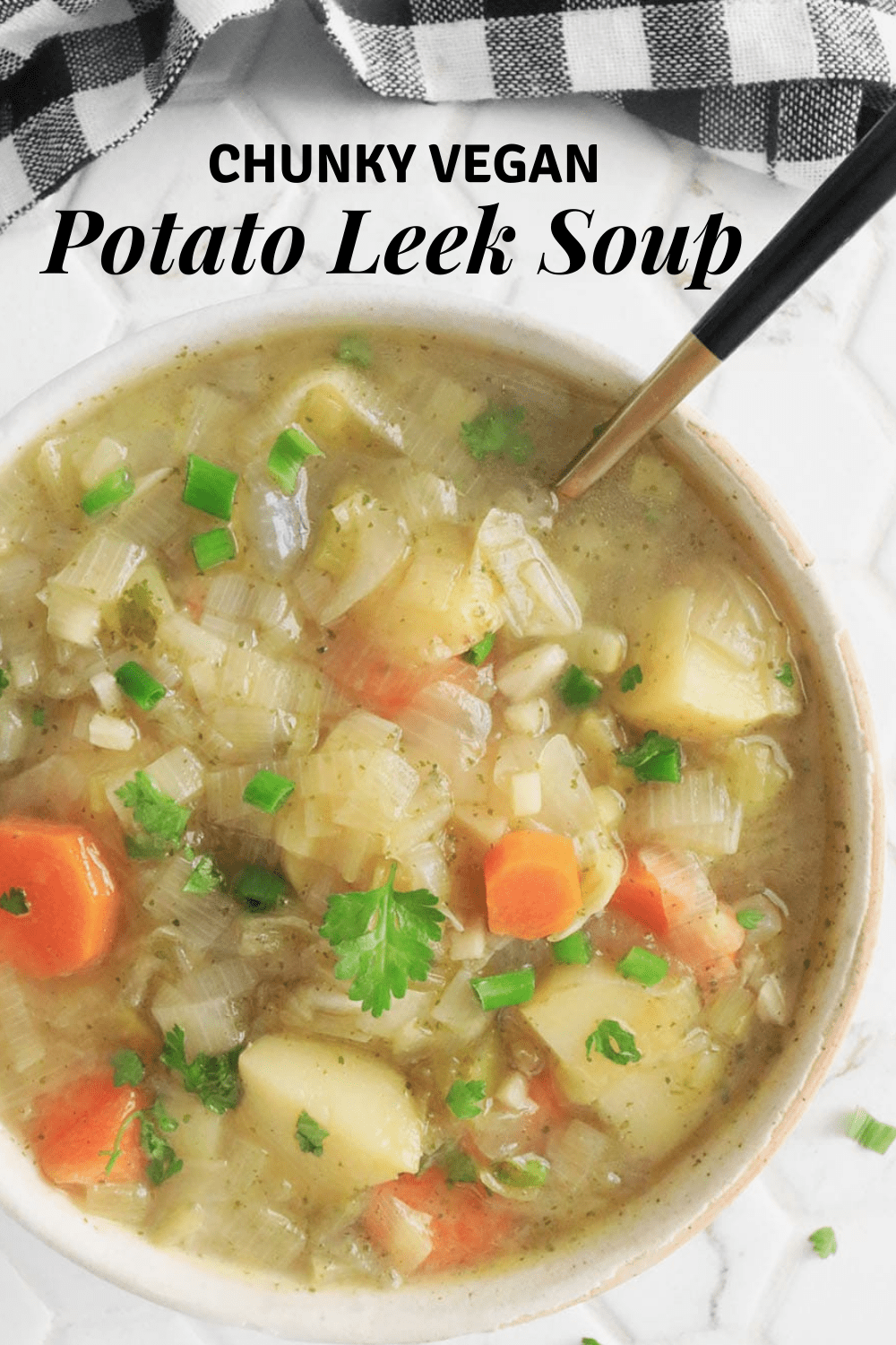 Vegan Potato Leek Soup