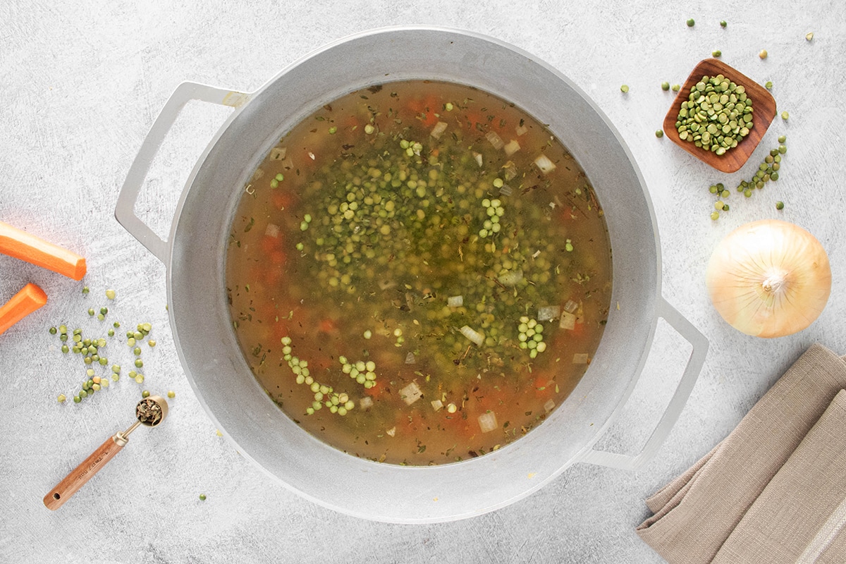Easy Vegan Split Pea Soup - Clean Green Simple