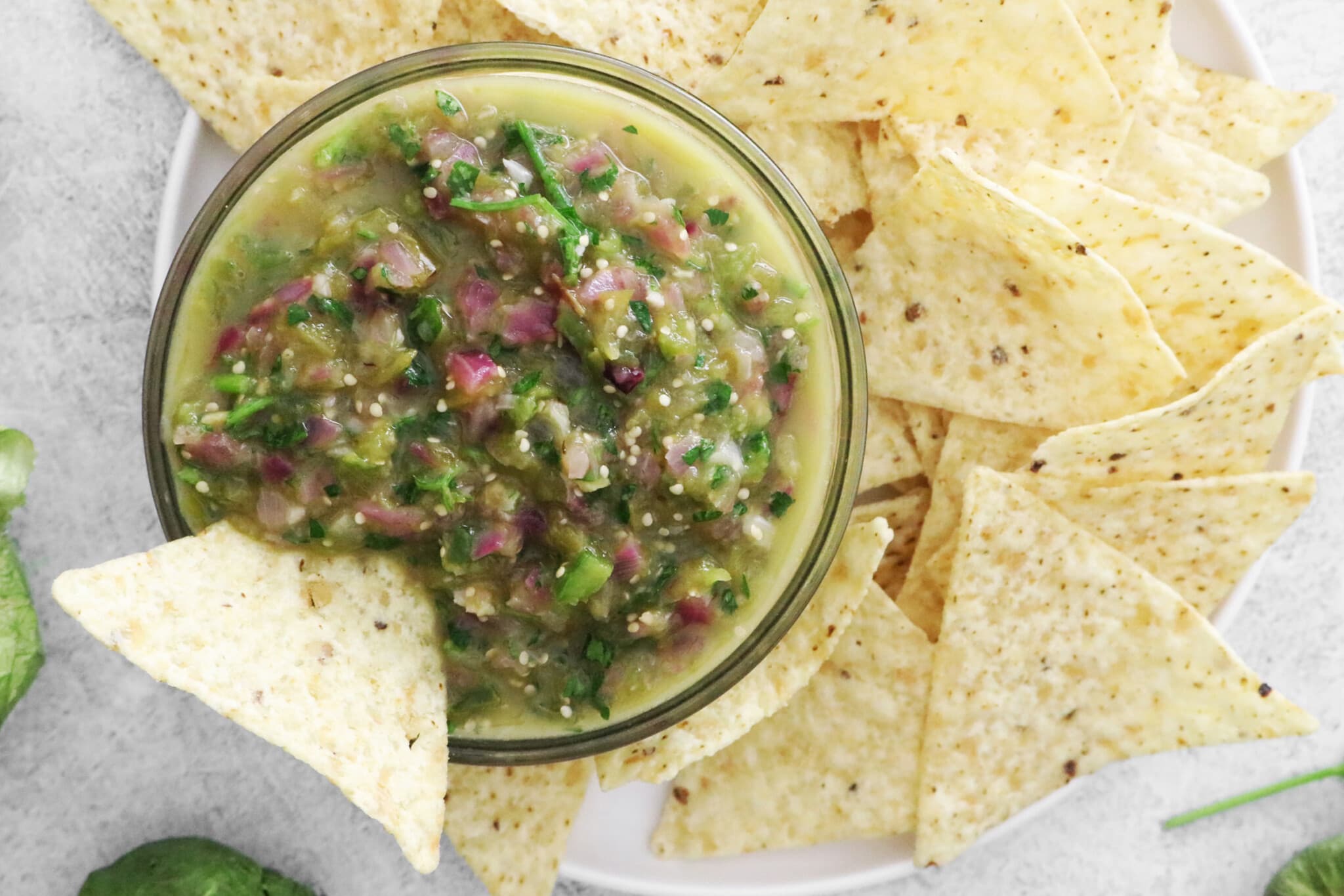 Tomatillo Green Chili Salsa Clean Green Simple