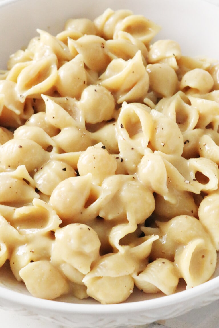 Vegan Mac & Cheese with Nutritional Yeast (NutFree) Clean Green Simple