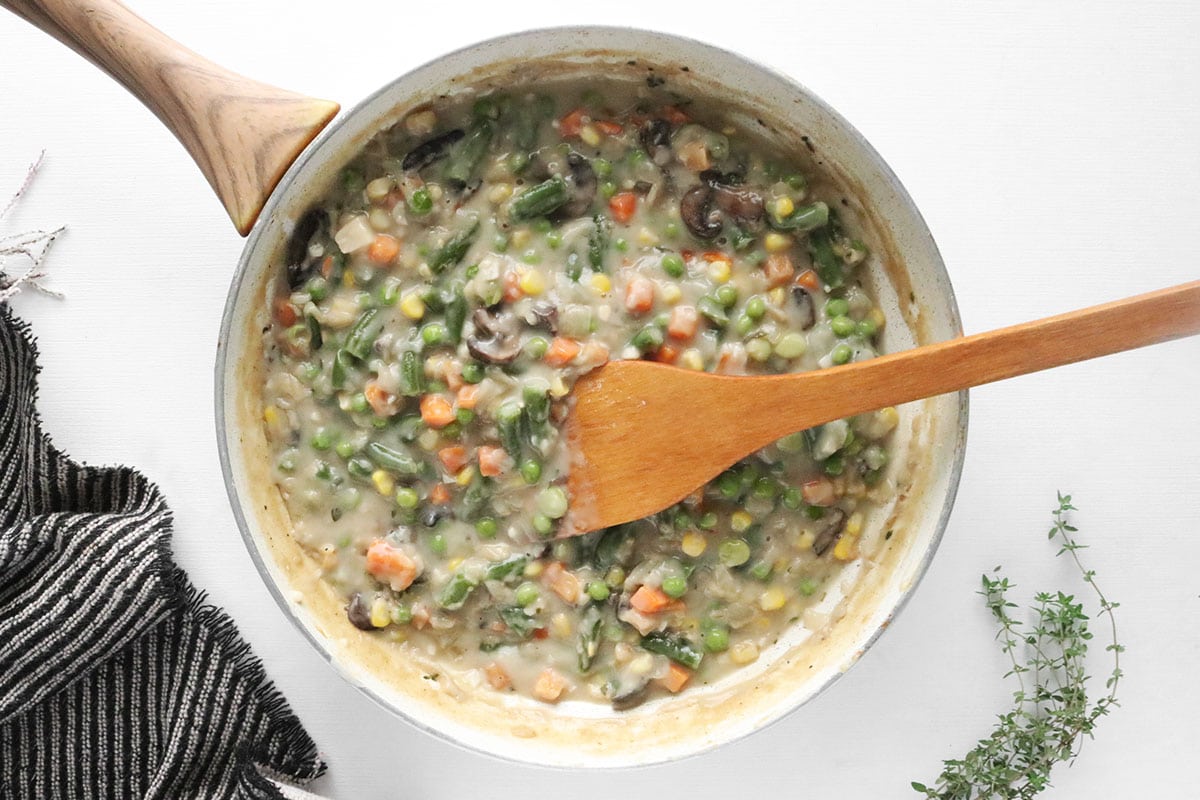 Vegan Pot Pie with Puff Pastry - Clean Green Simple