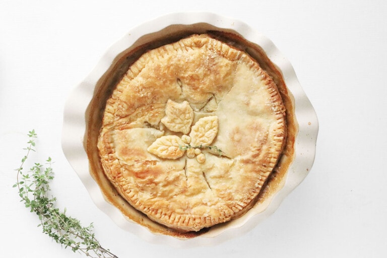 Vegan Pot Pie with Puff Pastry - Clean Green Simple