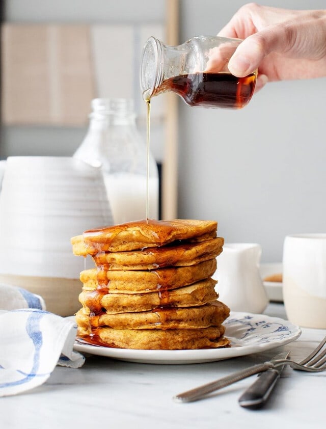 Vegan Pumpkin Pancakes