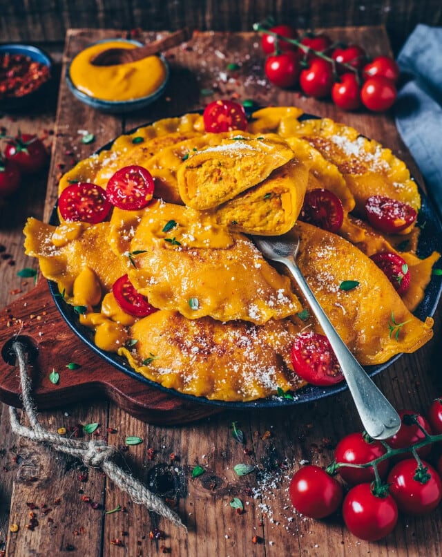 Vegan Pumpkin Ravioli