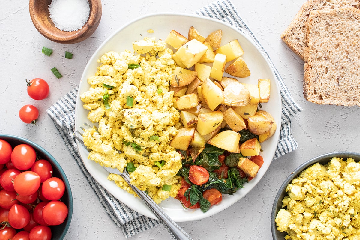 Vegan Tofu Scramble - Clean Green Simple
