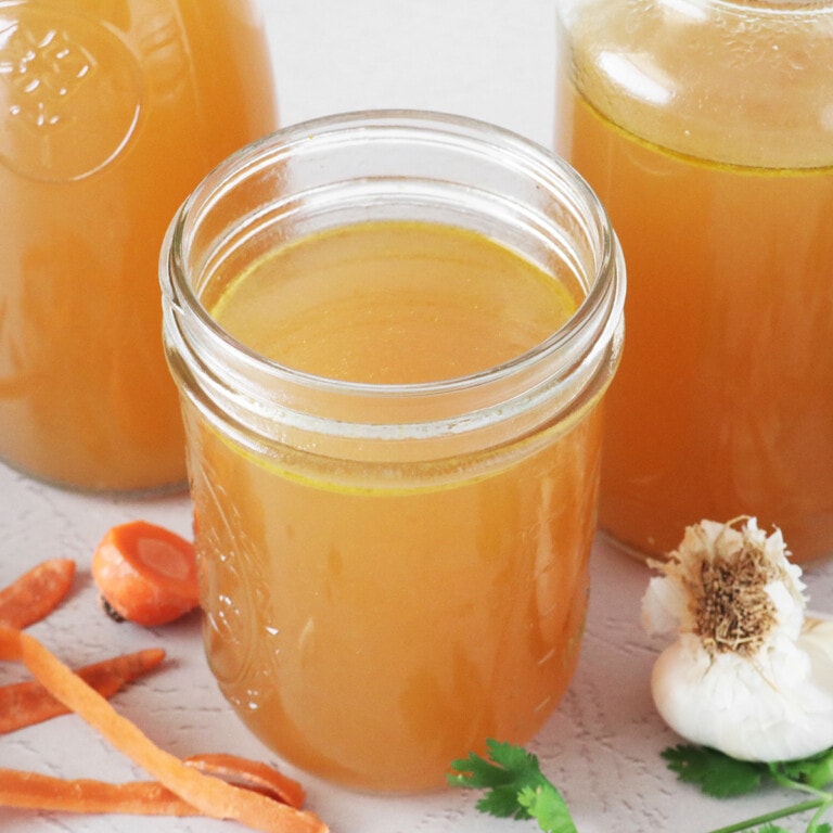 Homemade Vegan Vegetable Broth Clean Green Simple